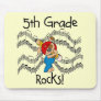 Puppy 5th Grade Rocks Tshirts and Gifts Mouse Pad