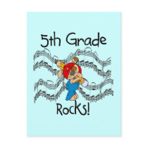 Puppy 5th Grade Rocks Tshirts and Gifts Post Cards