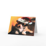 Puppy Christmas Card
