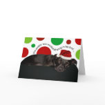 Puppy Christmas Dreams Greeting Card