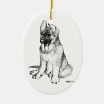 Puppy Christmas Ornament