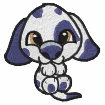 Puppy Dalmatian Embroidered Shirt