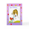 Puppy Dog Fun Child's Birthday Card