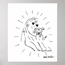 'Puppy Dog Love'  Canvas Print
