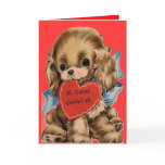 PUPPY DOG VALENTINES - VALENTINES DAY - VALENTINE GREETING CARDS