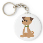 Puppy Doggie in Green Keychain