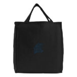 Puppy Embroidered Tote Bag