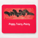 Puppy Hokey Pokey mousepads