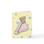 Puppy in a Pink Shoe Note Card