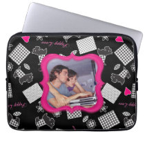 Puppy Love - Customise With Photo Sleeve laptop sleeves