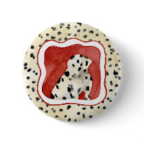 "Puppy Love," Dalmatian Puppy Art by Audrey Jeanne