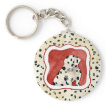 "Puppy Love," Dalmatian Puppy Art by Audrey Jeanne