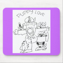 Puppy Love mousepads