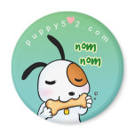 Puppy Love nom nom magnets