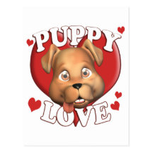 Puppy Love Post Card