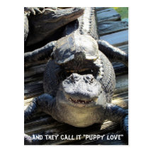 "Puppy Love" Postcard