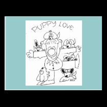 Puppy Love postcards