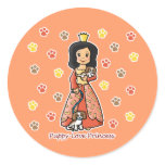 Puppy-Love Princess stickers
