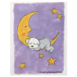 Puppy sleeping on the moon custom flyer