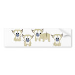 Puppy Surprise Bumper Sticker