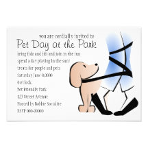 Puppy Tangle Invites