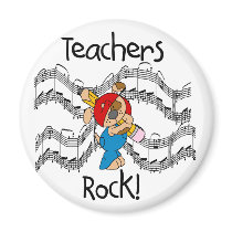 Puppy Teachers Rock Tshirts and Gifts Magnet