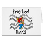 Puppy With Pencil Preschool Rocks Cards