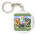 Pups in Clover keychains