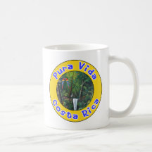 Pura Vida, Costa Rica Coffee Mugs