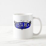 Pura Vida Costa Rica - Tropical Oval - Blue Mugs