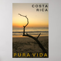 PURA VIDA Playa Flamingo Posters