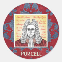 Purcell Round Sticker