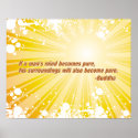 Pure Buddha posters