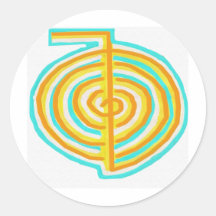 Pure CHO KU RAI - Reiki Round Sticker