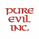 Pure Evil Inc. embroidered shirts
