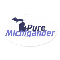 Pure Michigander stickers