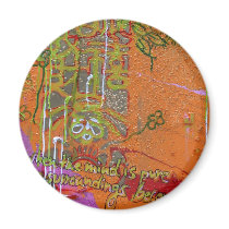 "Pure Mind" Refrigerator Magnets
