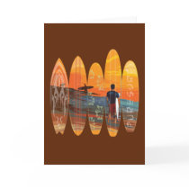 Pure Surfing Greeting Card