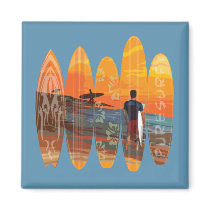 Pure Surfing Refrigerator Magnet