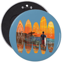 Pure Surfing Pinback Buttons
