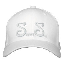 Pure White Embroidered Baseball Caps