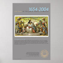 Purim Association Card, 1881 Print