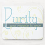 Purity & Grace Christian sexual purity mousepad