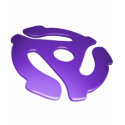 Purple 3D 45 RPM Adapter t-shirts