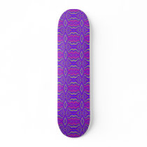 Purple 60's Retro Fractal Pattern