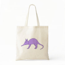 Purple Aardvark Canvas Bags