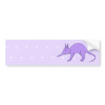 Purple Aardvark Bumper Stickers