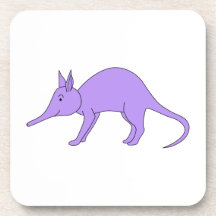 Purple Aardvark. Drink Coaster