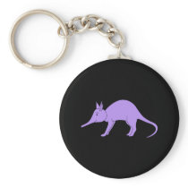 Purple Aardvark Keychains