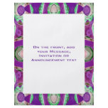 purple abstract flyers
